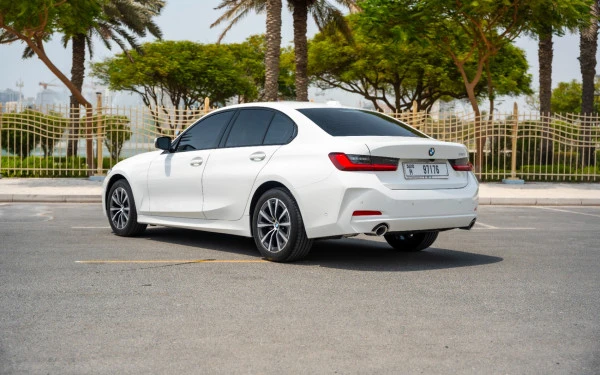  White BMW 318i Photo 2